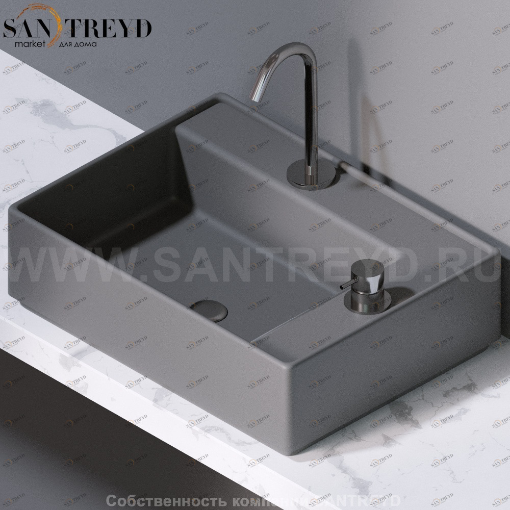 L640116 Накладная раковина на столешницу  прямоугольная A. e T. Italia Fly AeT ITALIA