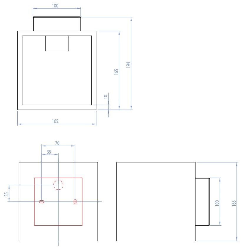 Затемняемый гипсовый настенный светильник Astro Lighting PIENZA ARCH-00042714 - Вид №6