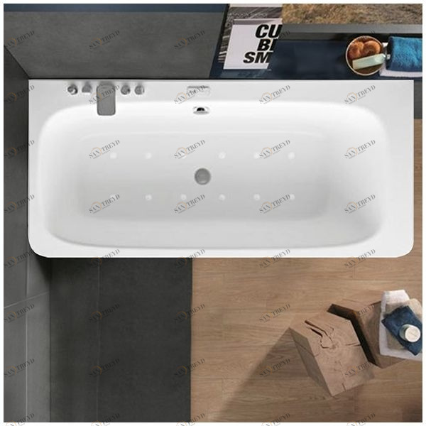 Ванна Gruppo tressee Suri 180 STA-V278C-SX белая с аэромассажем прямоугольная левая Gruppo Treesse STAV278CSX
