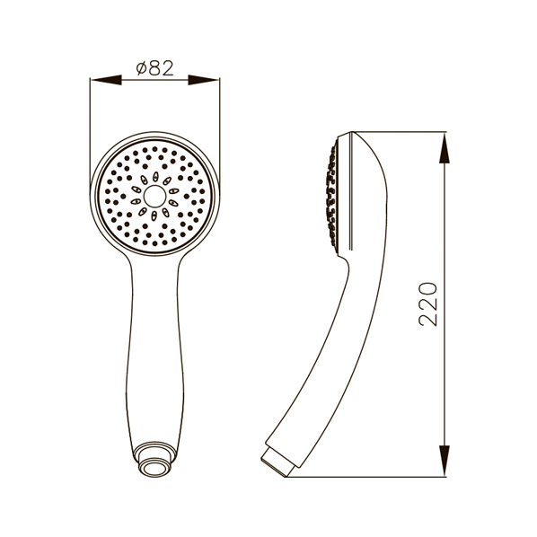 AGD 20.1136 P  Лейка для душа  ARGO kran agd201136p - Вид №1