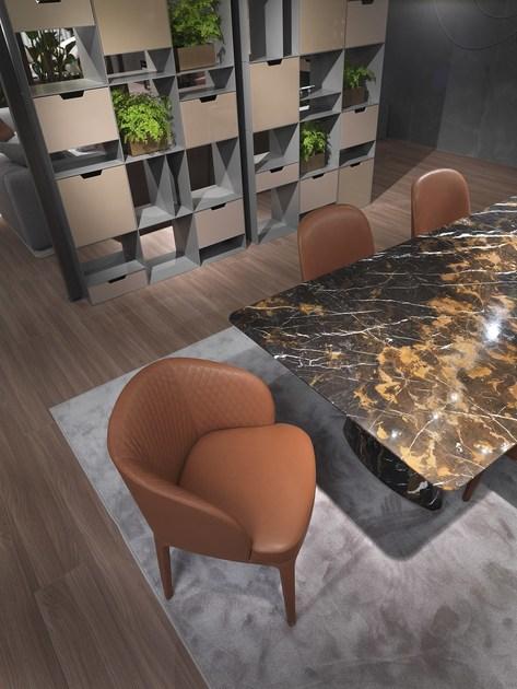 Marelli Кожаное кресло с подлокотниками Paris sun-id-1403842 - Вид №5