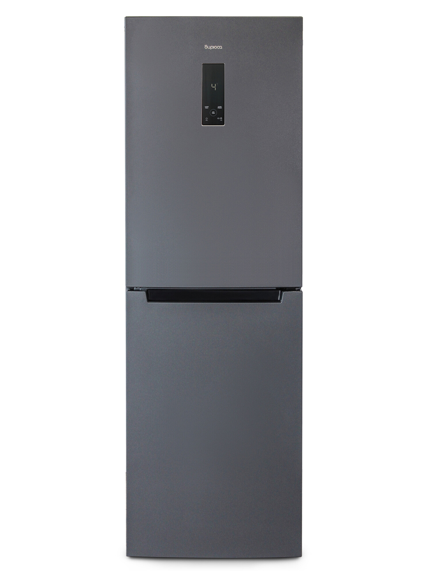9081560 Холодильник с морозильником   Бирюса W940NF серый STDN-0003495 - Вид №2