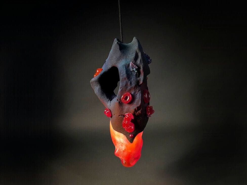 Подвесной светильник из кварцевого песка и смолы LO Contemporary Oniric ARCH-00052526