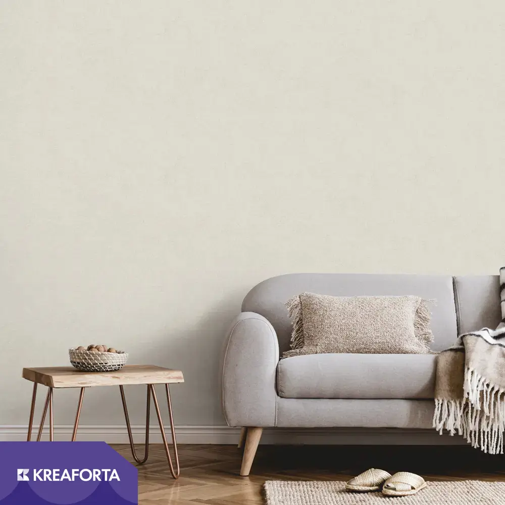 Обои флизелиновые KREAFORTA Linen бежевые 1.06 м 77022-12 89454211 STLM-2140399 - Вид №2