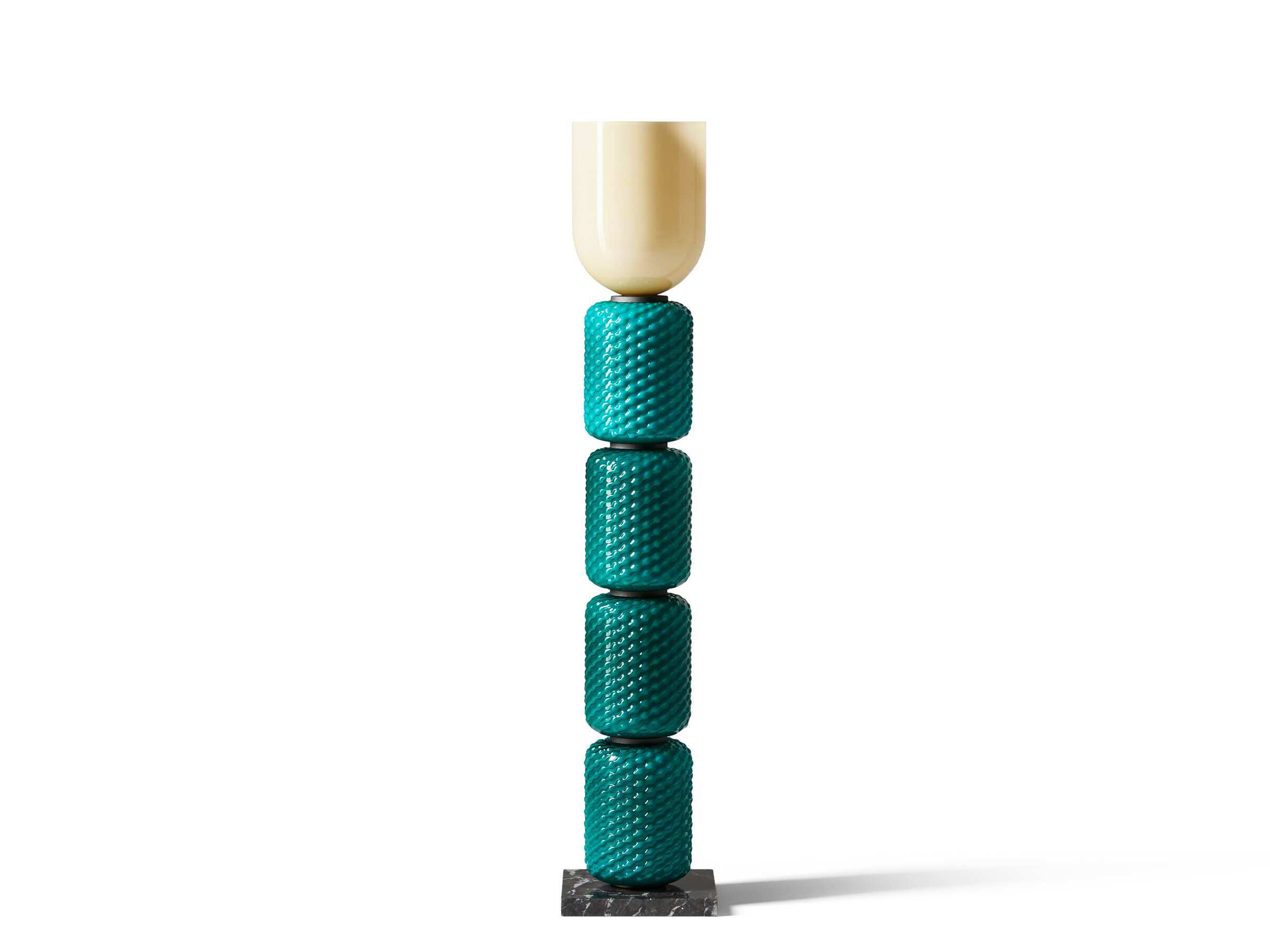 Напольная лампа из дутого стекла с мраморным основанием CASSINA FICUPALA ARCH-00130172