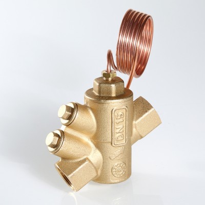 VT.044.G.0520 Автоматический регулятор перепада давления с фиксированной настройкой Valtec 3/4”, 20 кПа, 50-960 л/ч, с имп. трубкой 1 м  - Вид №7