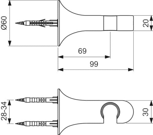 Держатель для душа Ideal Standard La Dolce Vita ARCH-00008081 - Вид №3