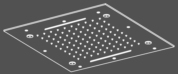 Radomonte Встроенная лейка для струйного душа с хромотерапией  Pia4  - Вид №2