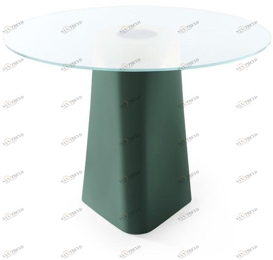 B-LINE Круглый хрустальный стол sun-id-1471491