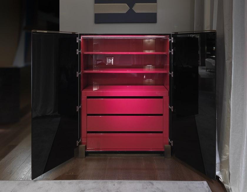 Paolo Castelli Комод из МДФ со встроенной подсветкой Black and gold sun-id-1347865 - Вид №1