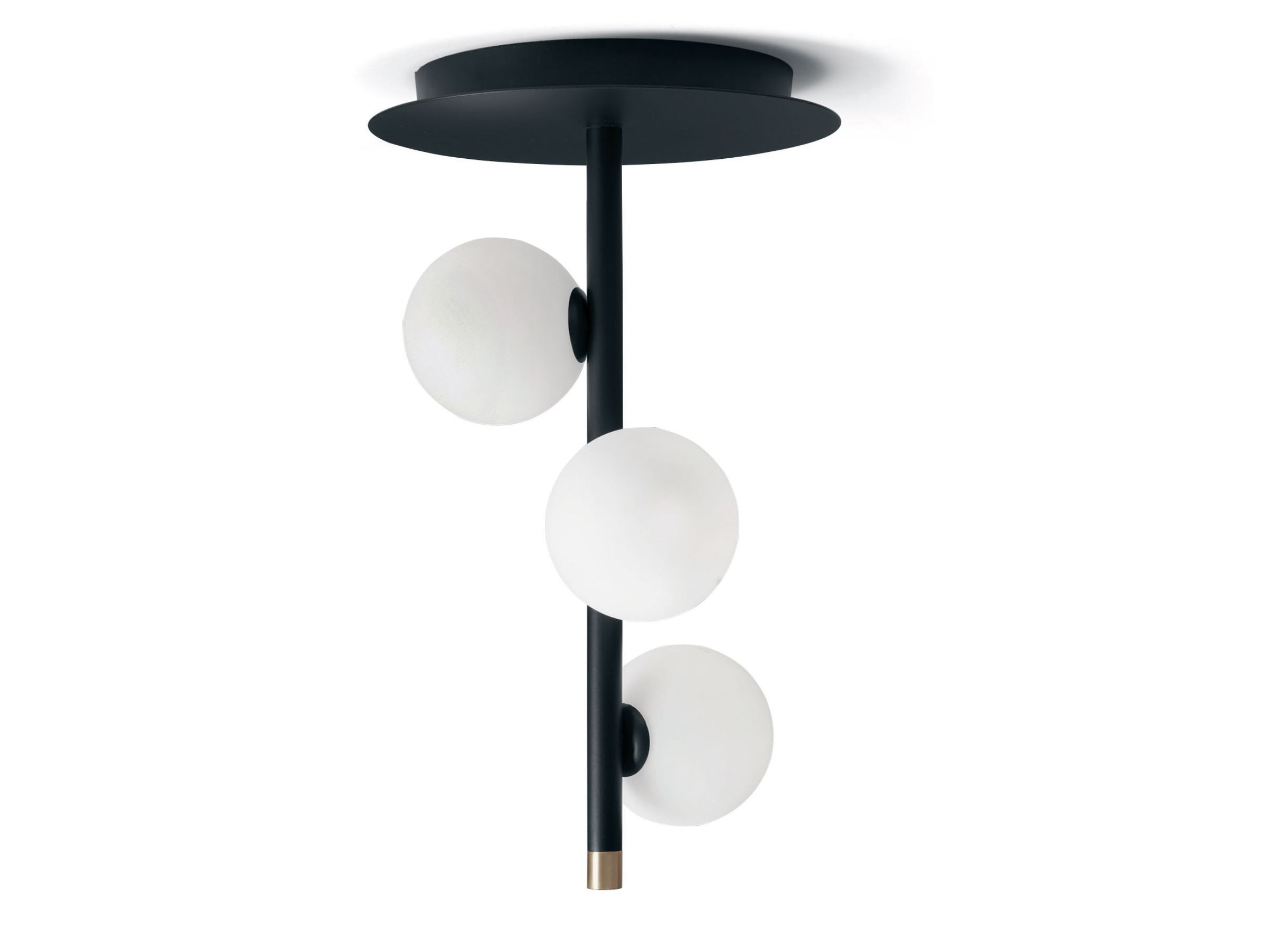 Потолочный светильник из металла и опалового стекла Miloox Pomì ARCH-00009225