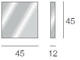 Pacini & Cappellini Квадратное настенное зеркало  5523  - Вид №2