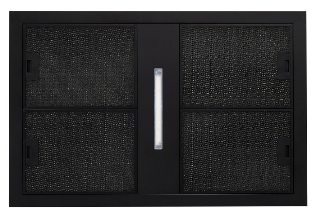 9160910 Вытяжка островная Akpo WK-9 Isla Feniks slim черный STDN-0031336 - Вид №1