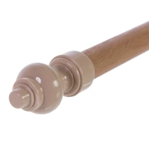 Карниз однорядный 200 см пластик цвет бук