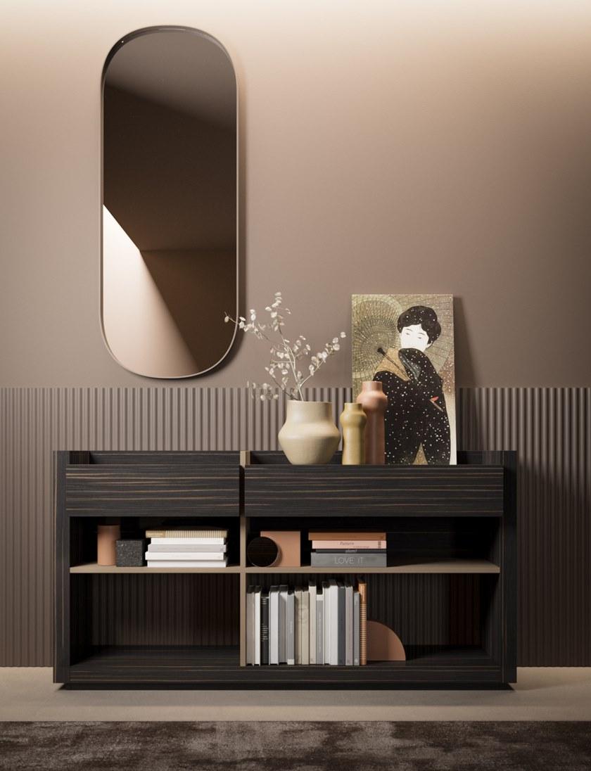 PROF Прямоугольная деревянная консоль с ящиками Sessanta sun-id-1471888 - Вид №8