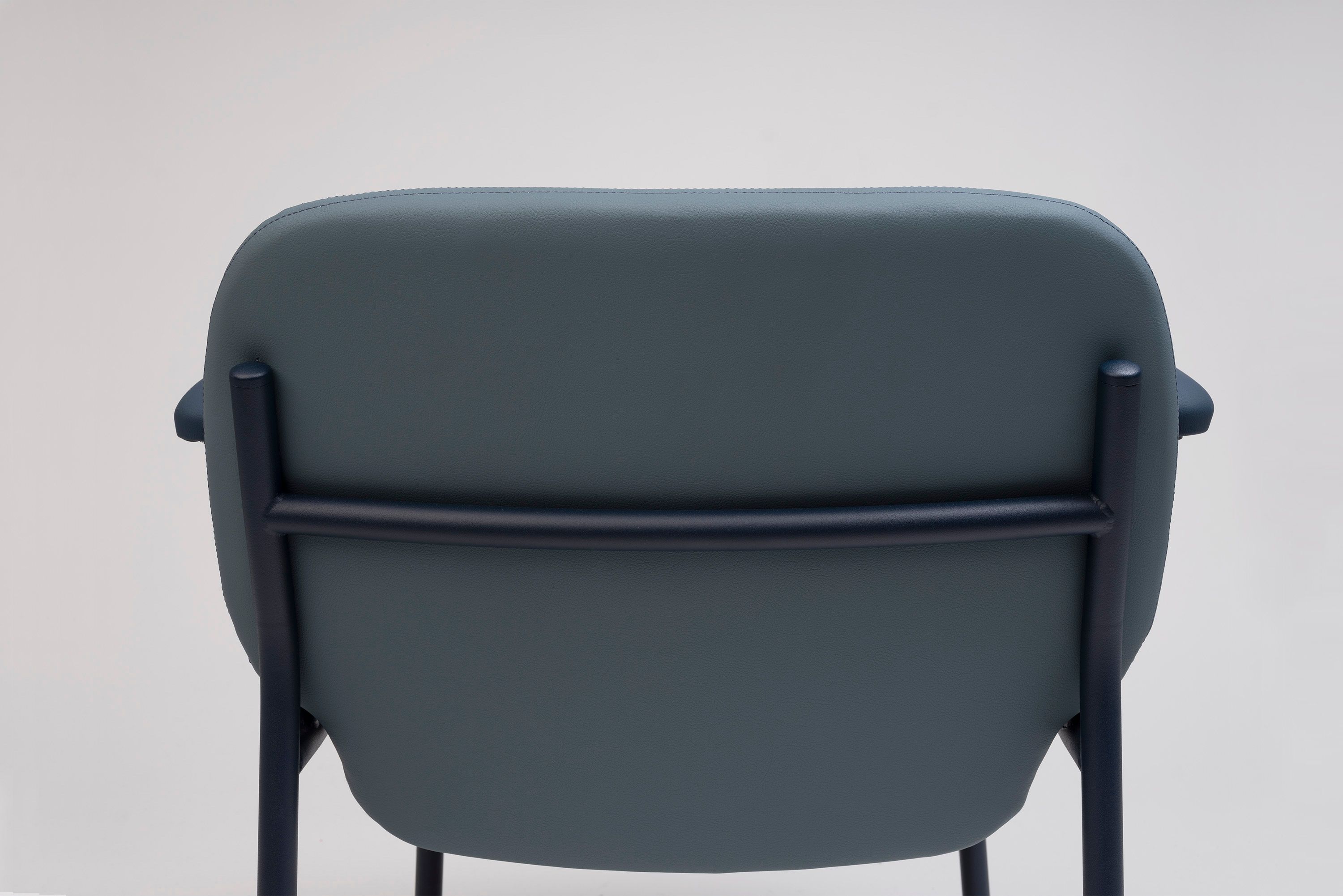 Кожаный мягкий стул с подлокотниками ONDARRETA шерсть ARCH-00093633 - Вид №6