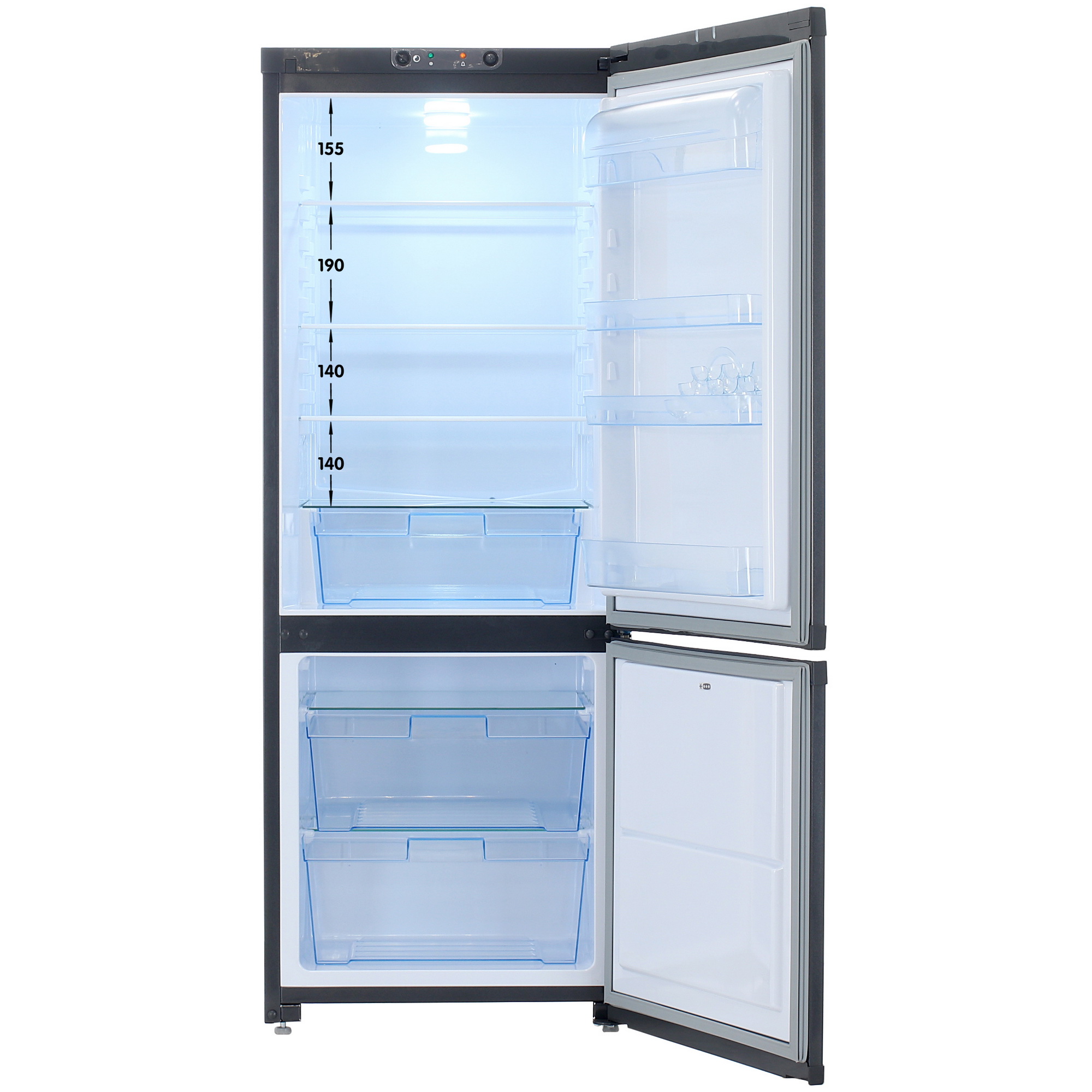 9112015 Холодильник с морозильником   ОРСК 171 G серый STDN-0097567 - Вид №1