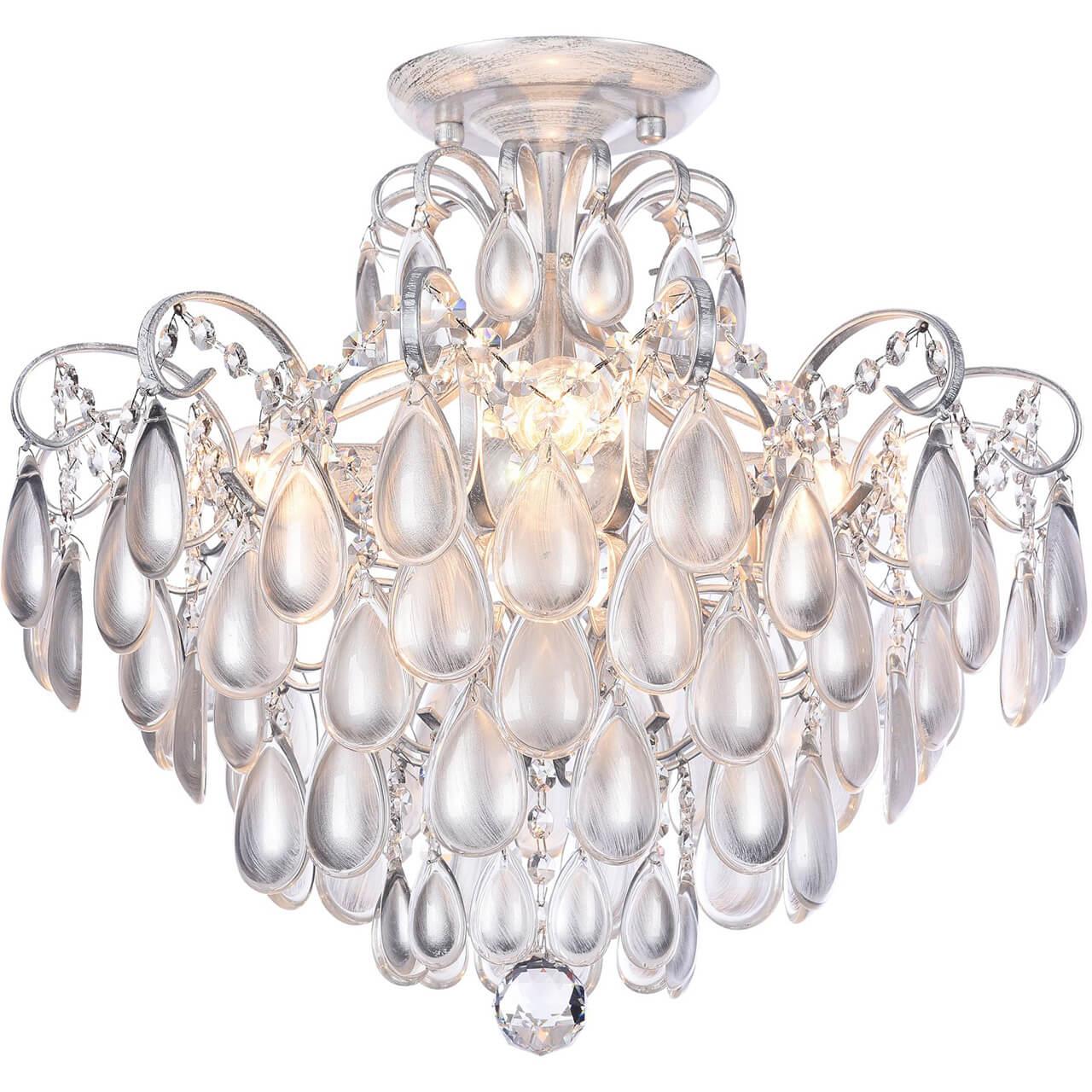 Потолочная люстра Freya Chabrol FR2302CL-04S FREYA ДИЗАЙНЕРСКИЕ, CHABROL WHITE SILVER 184170 Серебро  - Вид №3