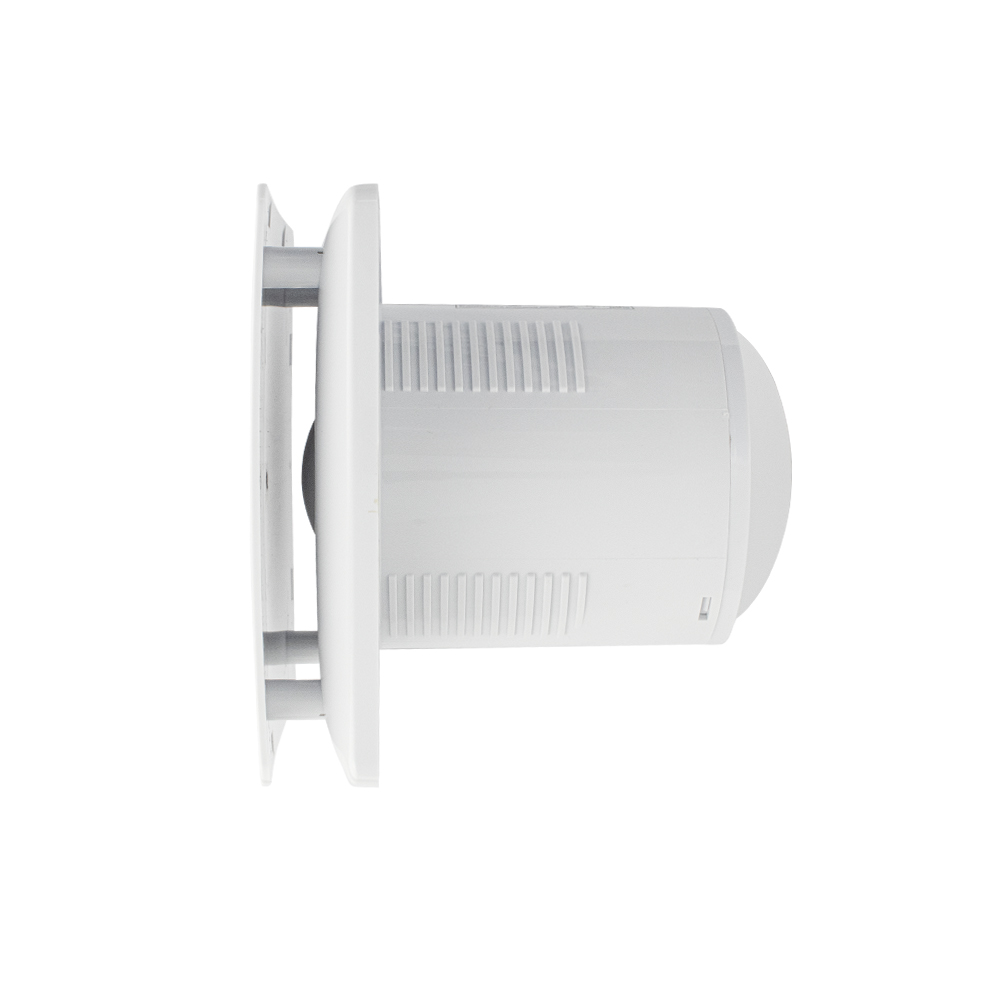 GFmark - Вытяжной вентилятор белый, ЗАКРЫТЫЙ, пластик АБС, d = 100 мм, с обратным клапаном и москитной сеткой, код: 5004  - Вид №8