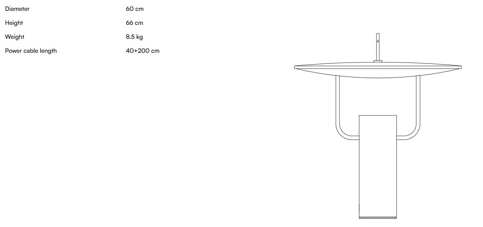 Регулируемая алюминиевая светодиодная настольная лампа с диммером Martinelli Luce TX1 ARCH-00105350 - Вид №6