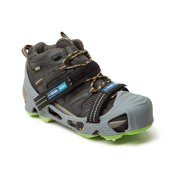 Hike XP STABIL Ледоступы для прогулки по снегу и льду-STABIL-Hike XP Серый-зеленый  - Вид №1