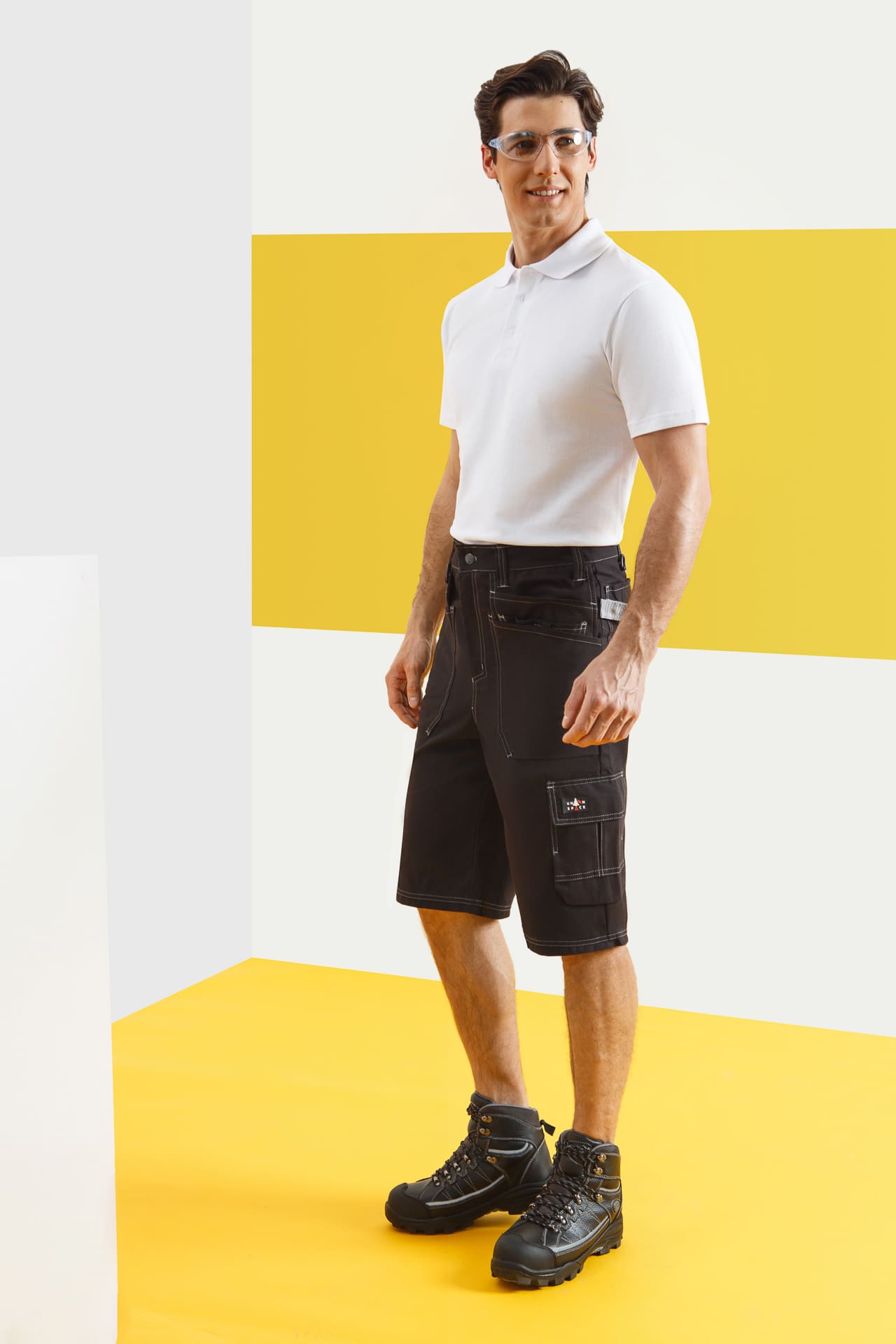 62880 Шорты  черные Union Space  Летняя спецодежда  размер 48-50/170-176  - Вид №4