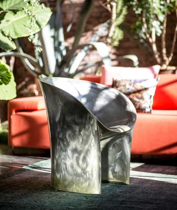 Moroso Кресло из полиэтилена с металлическим лаком Moon sun-id-1493048 - Вид №16