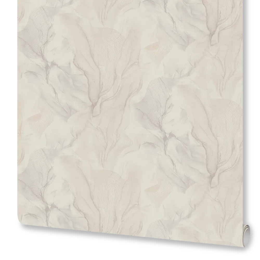 Ornamy Euphoria: флизелиновые обои бежевые с абстрактным узором 89395612 STLM-1566526