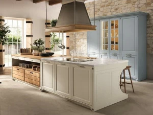 Aster Cucine Модульная деревянная кухня с ручками Portrait