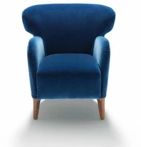 DE PADOVA Кресло с обивкой из ткани с подлокотниками