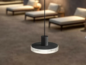 PANZERI Подвесной светильник для улицы из алюминия и стекла Venexia