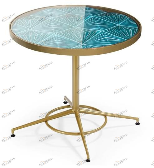 Theia Круглый керамический стол Maze sun-id-1502757