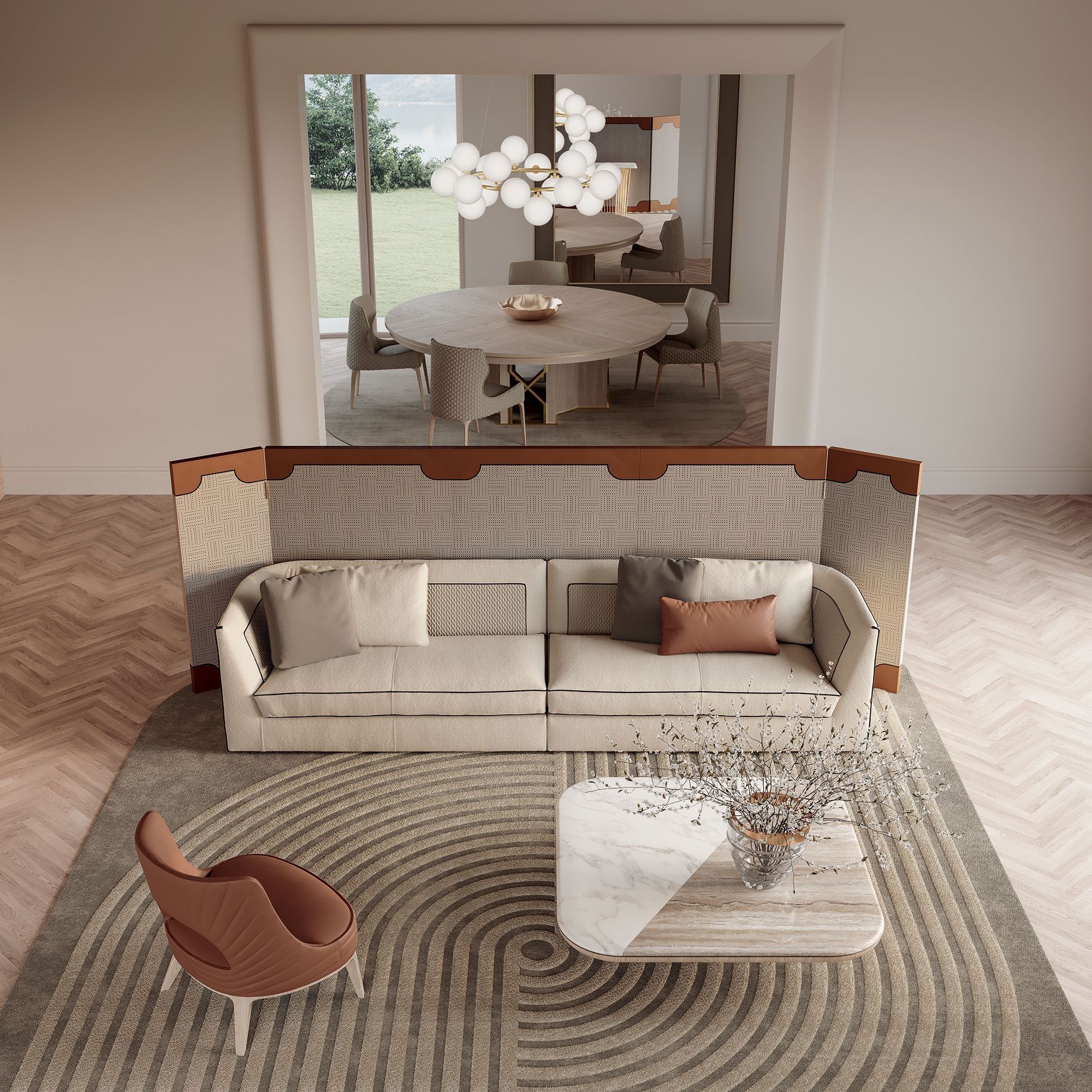 Деревянная перегородка Vittoria Frigerio RECALCATI ARCH-00133677 - Вид №3