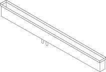 DOMUSOMNIA Встраиваемый кухонный канал EasyRack Kitchen STEP 2850, Цвет Белый