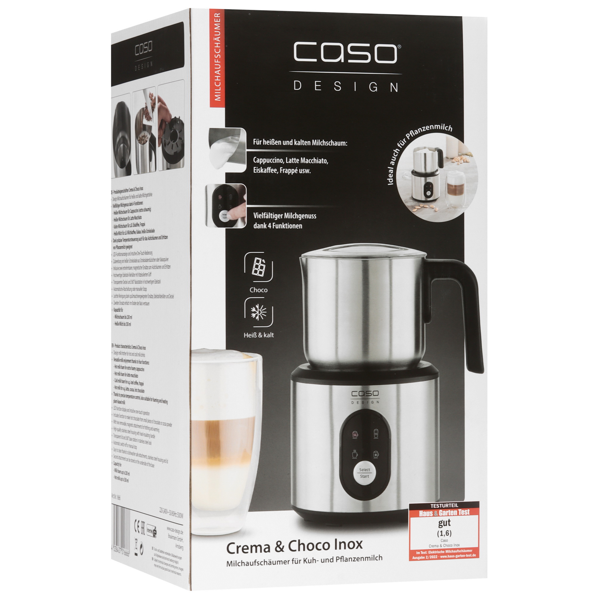 9934791 Капучинатор-вспениватель  CASO Crema&Choco Inox STDN-0120284 - Вид №9