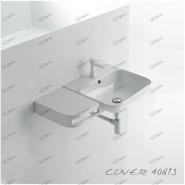 40813 Подвесная раковина настенная овальная Althea Ceramica  белая 