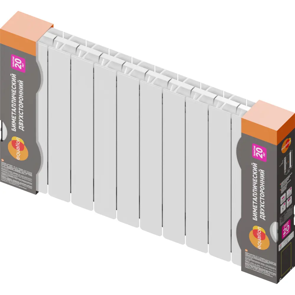 EQUATION Биметаллический радиатор двухсторонний для панорамных окон 89106831 STLM-0078434 - Вид №4