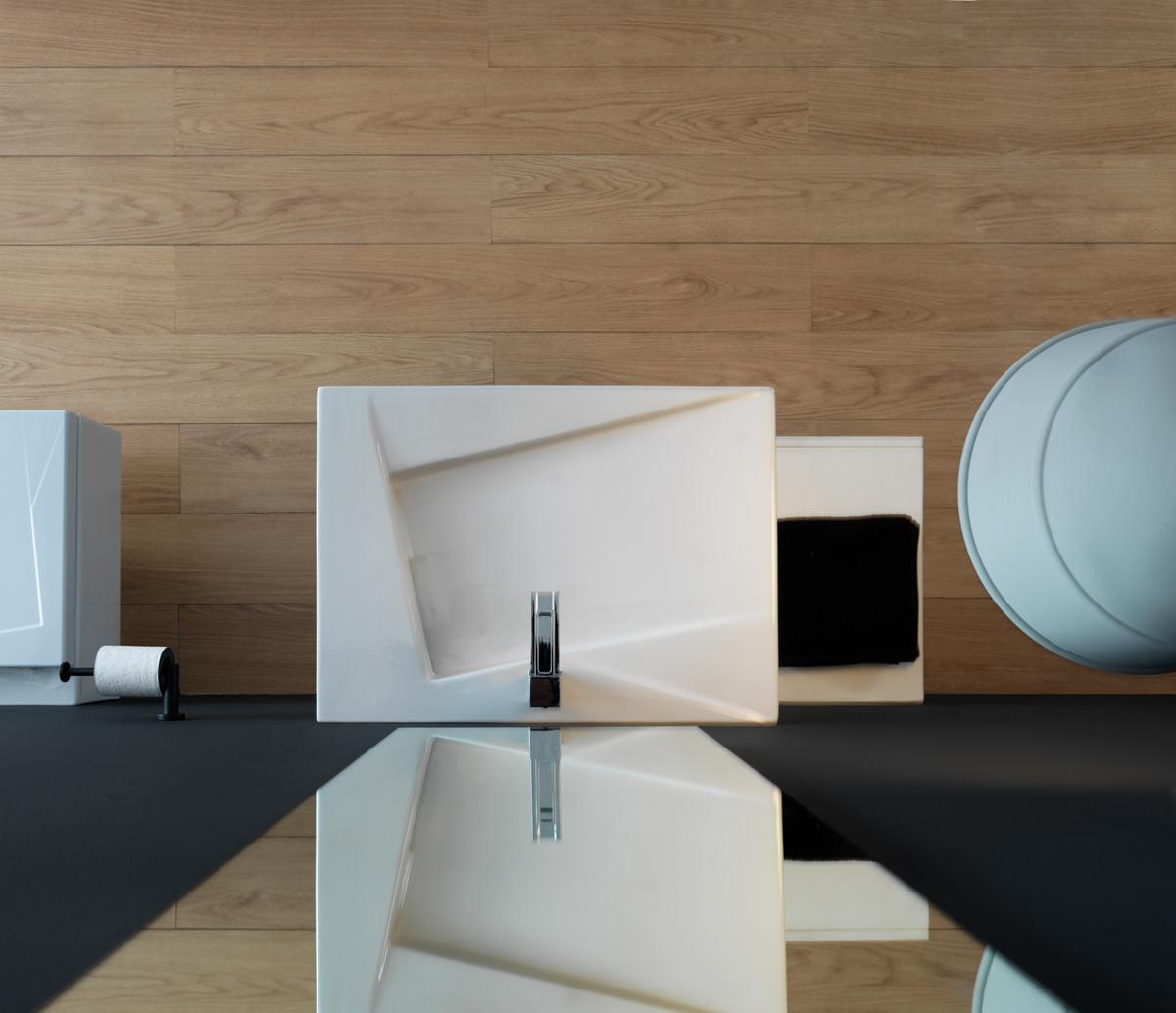 LAOZ6517 Подвесная раковина настенная GSG CERAMIC - Вид №1