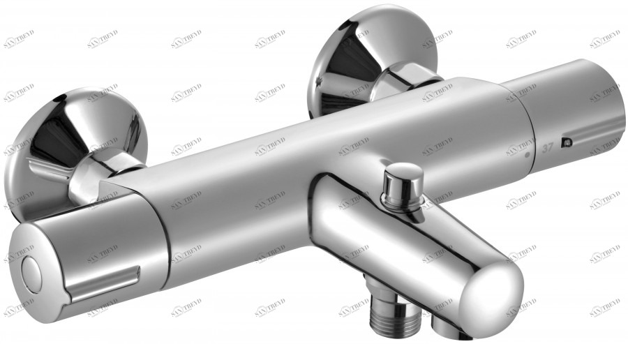 E45714-CP Настенный термостатический смеситель для ванны/душа Jacobdelafon JULY Santreyd