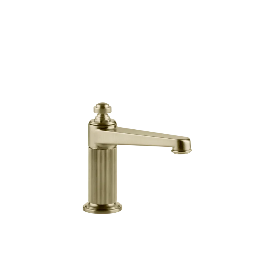 Носик для умывальника 65023 727 Gessi Venti20 ЛАТУНЬ МАТОВАЯ PVD 65023727