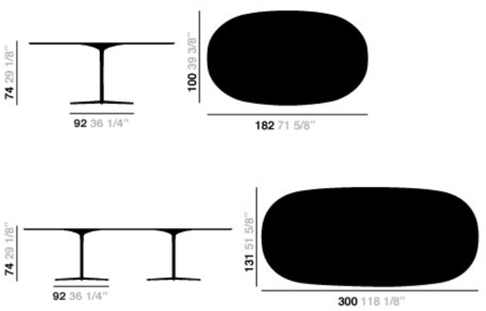 arper Овальный стол Eolo sun-id-1387228 - Вид №2