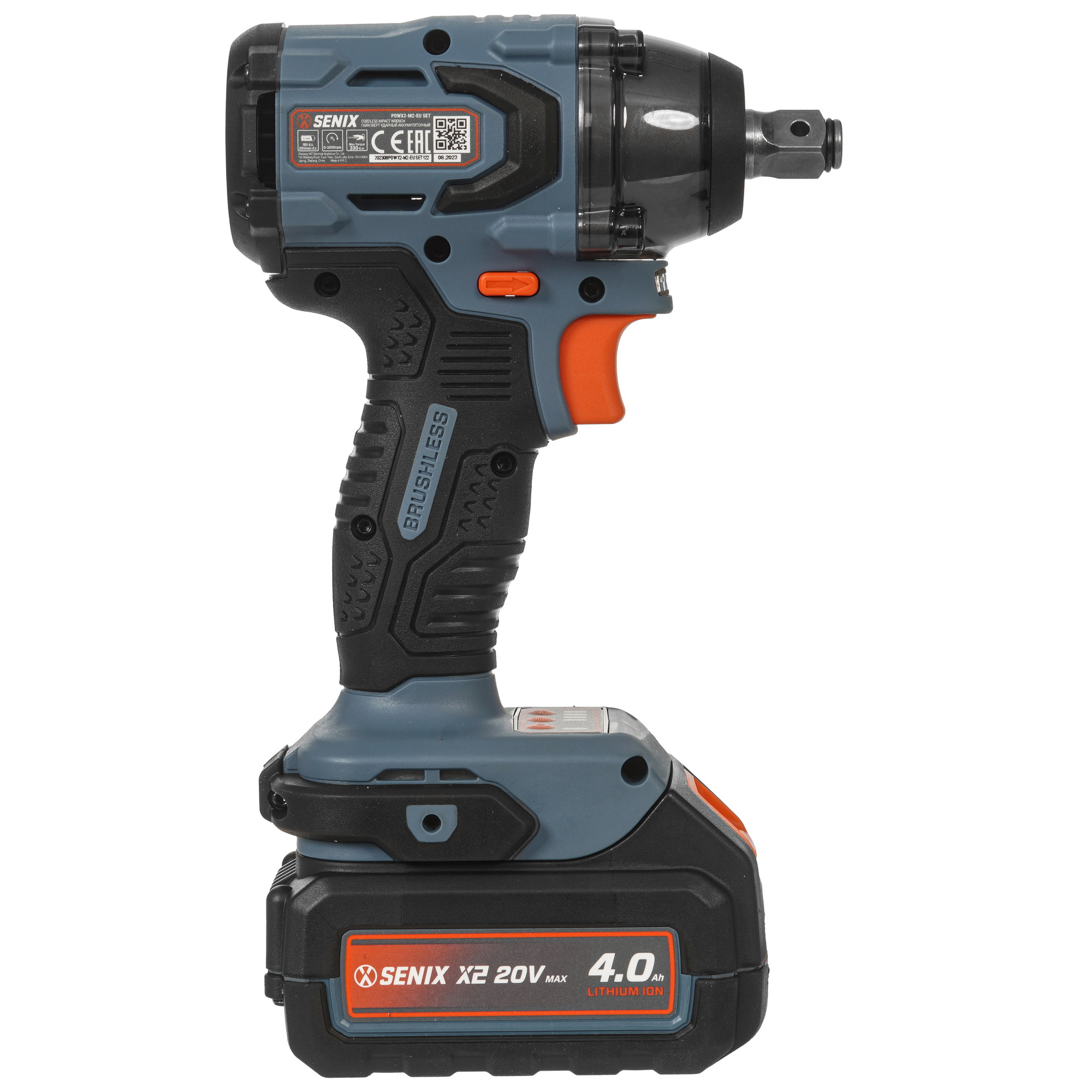 Гайковерт SENIX PDWX2-M2-EUSET 20 Volt Max X2 9067925 STDN-0077097 - Вид №2