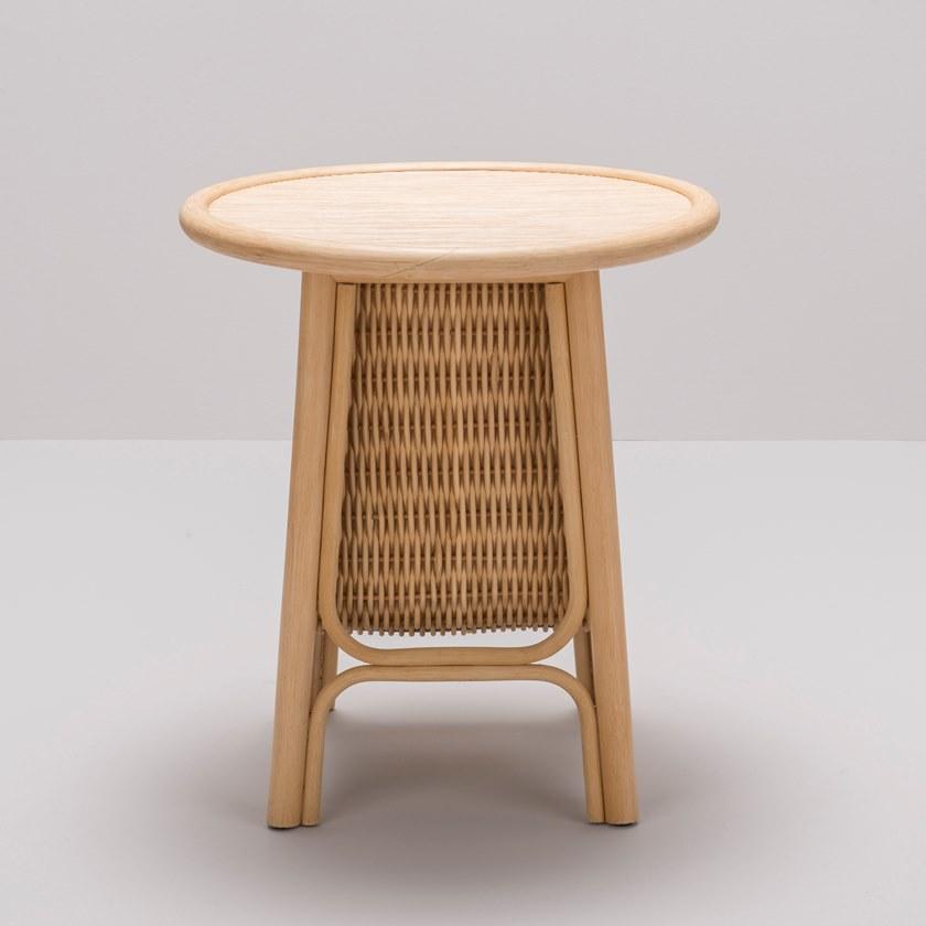 Orchid Edition Высокий круглый стол из ротанга с полкой для журналов sun-id-1377774 - Вид №2