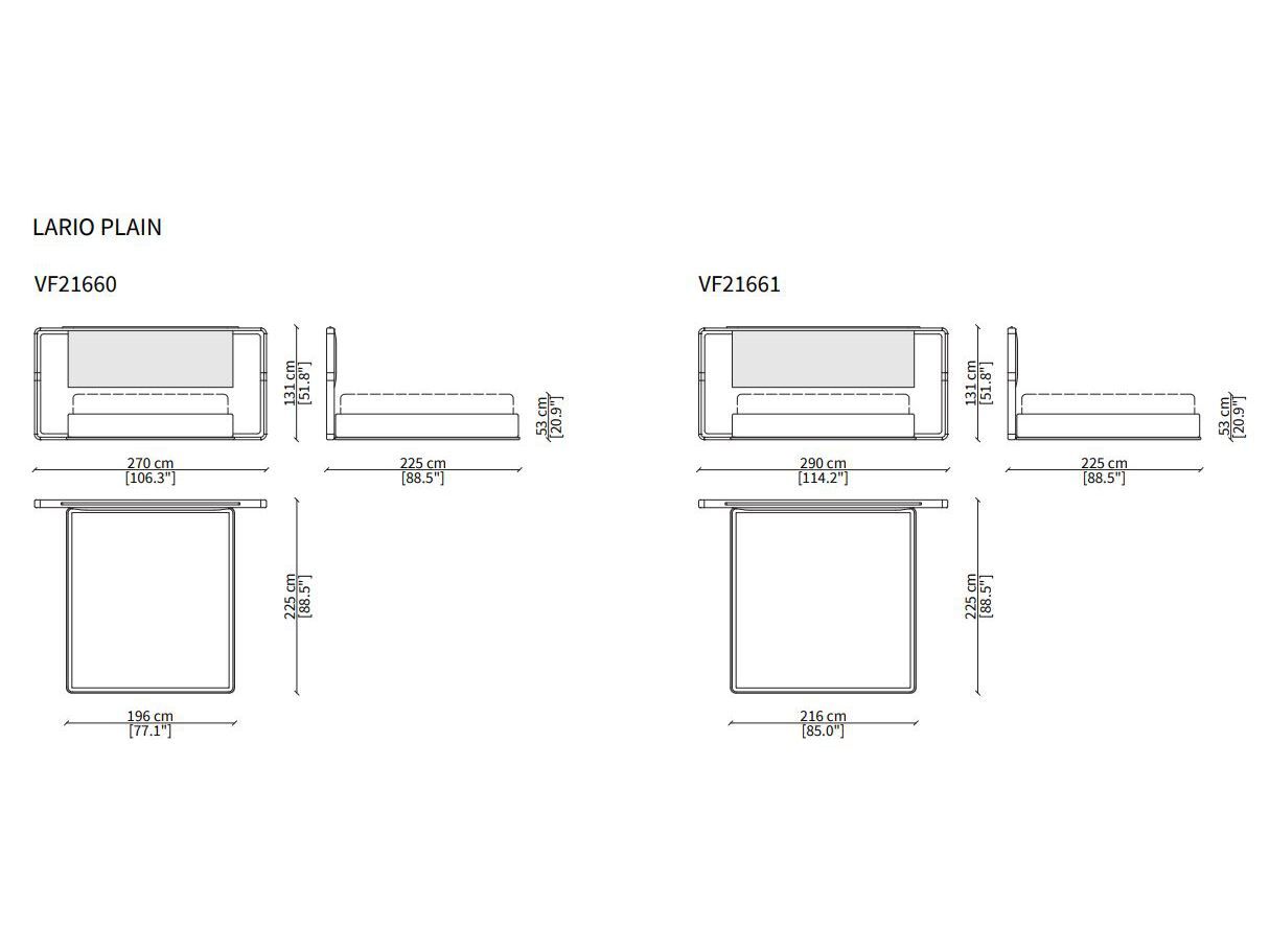 Мягкая кровать из ткани Vittoria Frigerio LARIO ARCH-00098479 - Вид №6