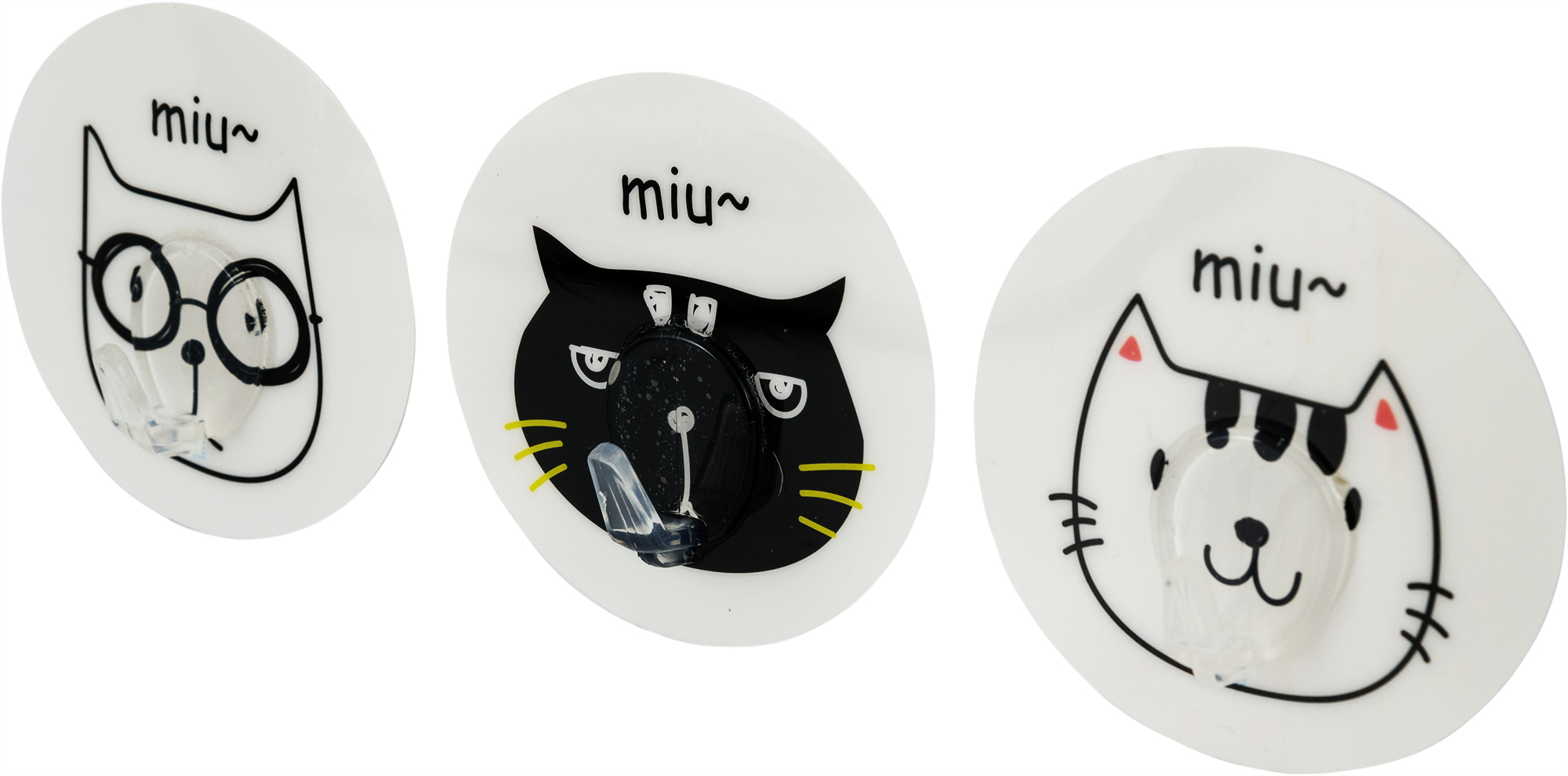 Gromell Cats Pets: самоклеящиеся крючки для ванной с дизайном животных 82506019 STLM-0028854 - Вид №1