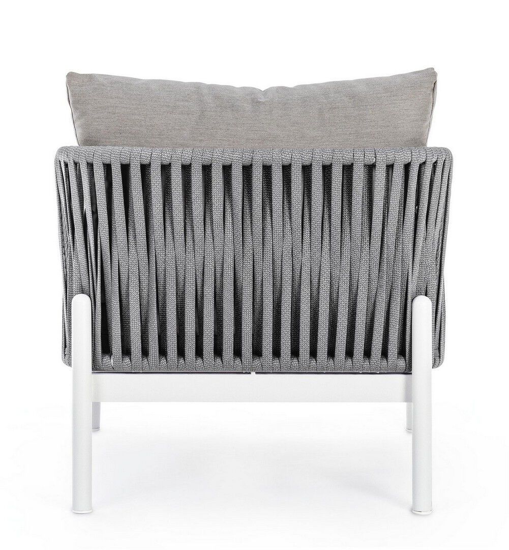 Веревочное и тканое садовое кресло с подлокотниками BIZZOTTO Florencia ARCH-00111854 - Вид №5