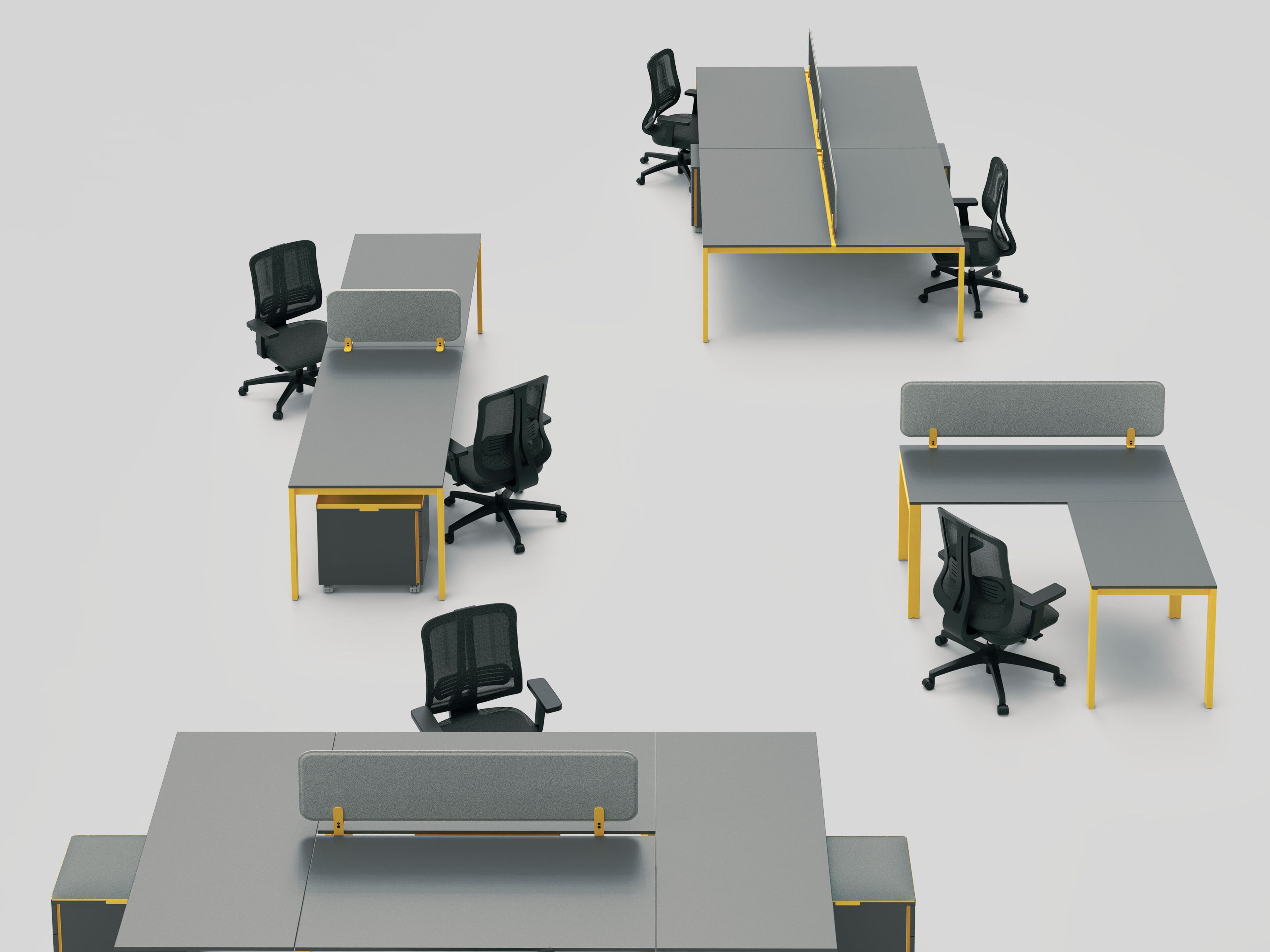 Модульный рабочий стол Askia Easyslide ARCH-00079374