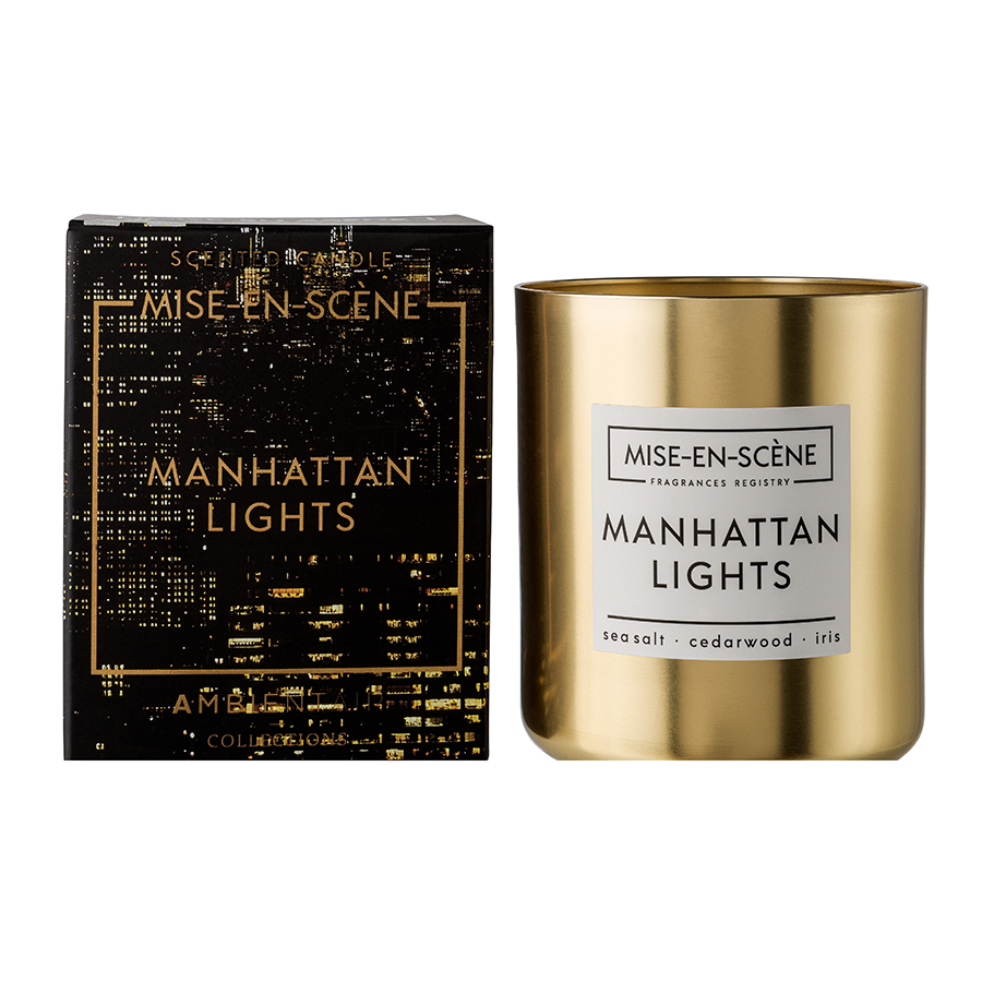 VV050AQMS Свеча ароматическая mise en scene, manhattan lights, 50 ч Ambientair 