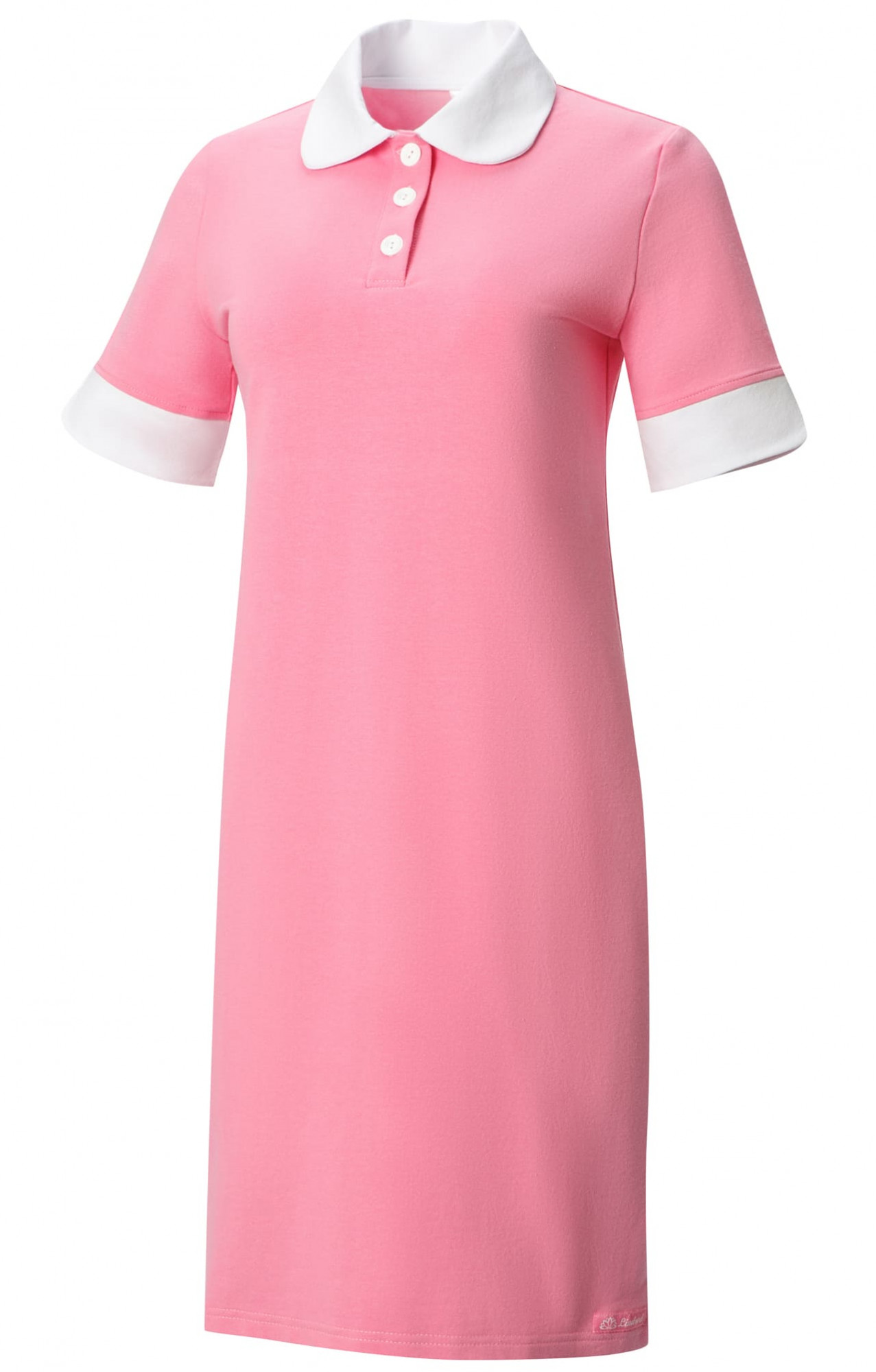 64665 Платье-поло трикотажное цвет PINK (розовый) GRACE  Одежда для обслуживающего персонала  размер 44 (S) 