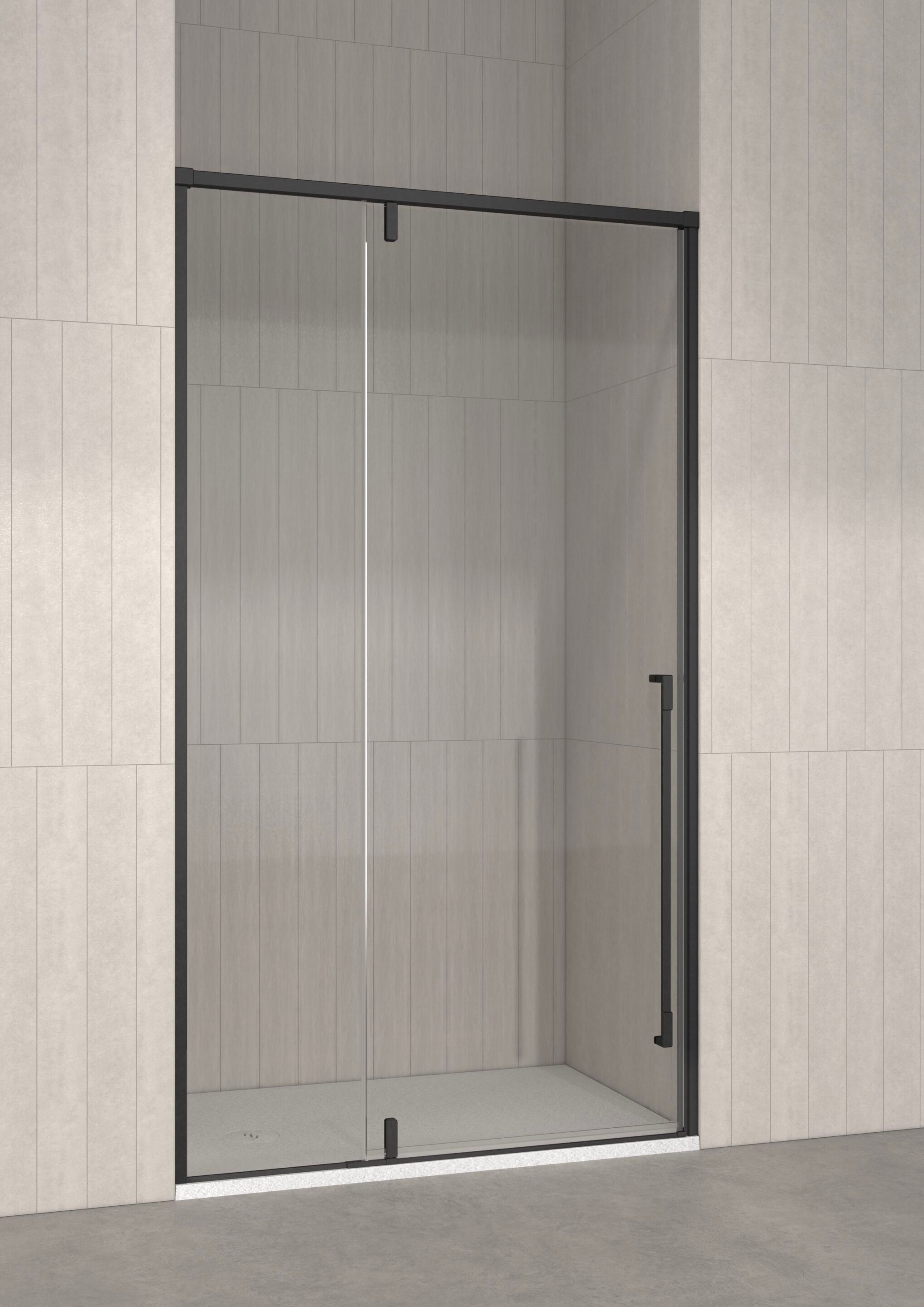 Душевая кабина из закаленного стекла с распашной дверью Kinedo Pure Alu-8 ARCH-00053864 - Вид №1